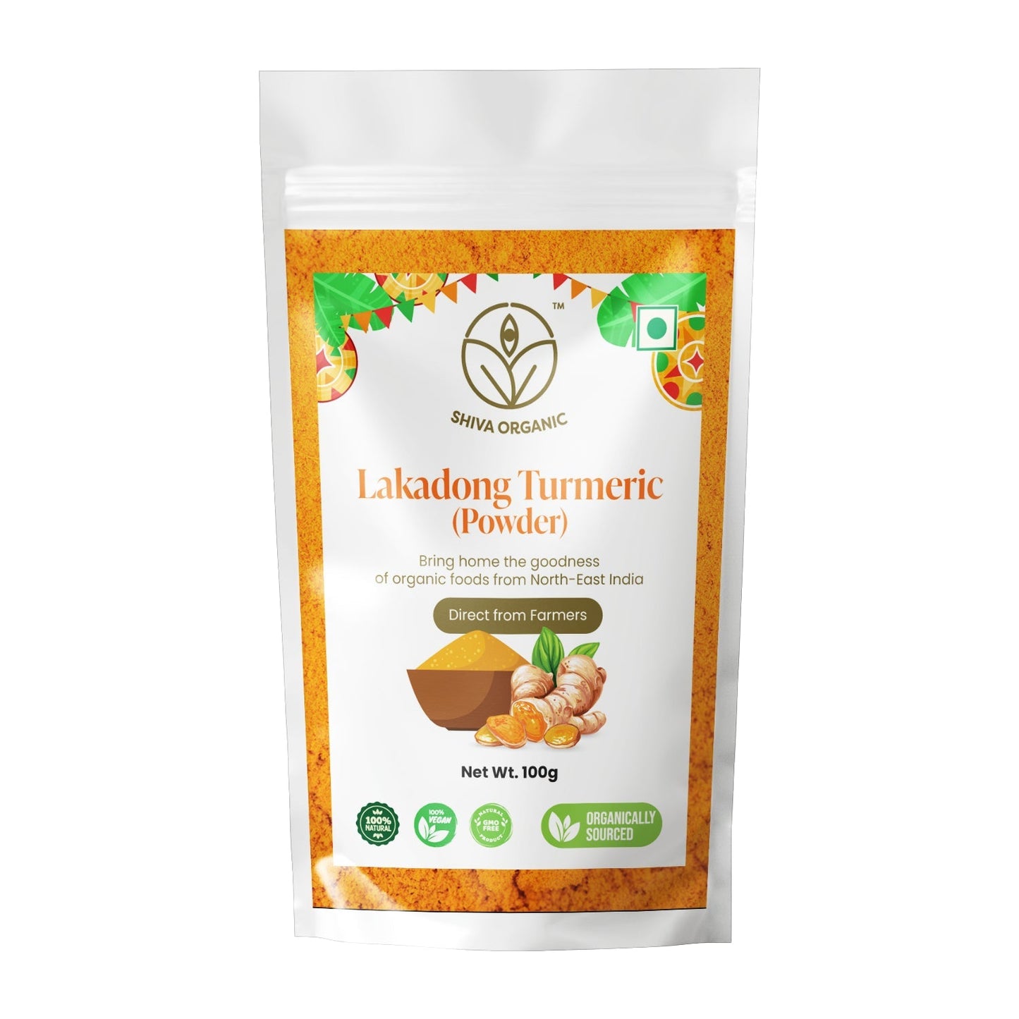 Lakadong Turmeric Powder - High Curcumin