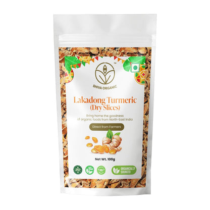 Lakadong Turmeric Slices Dry
