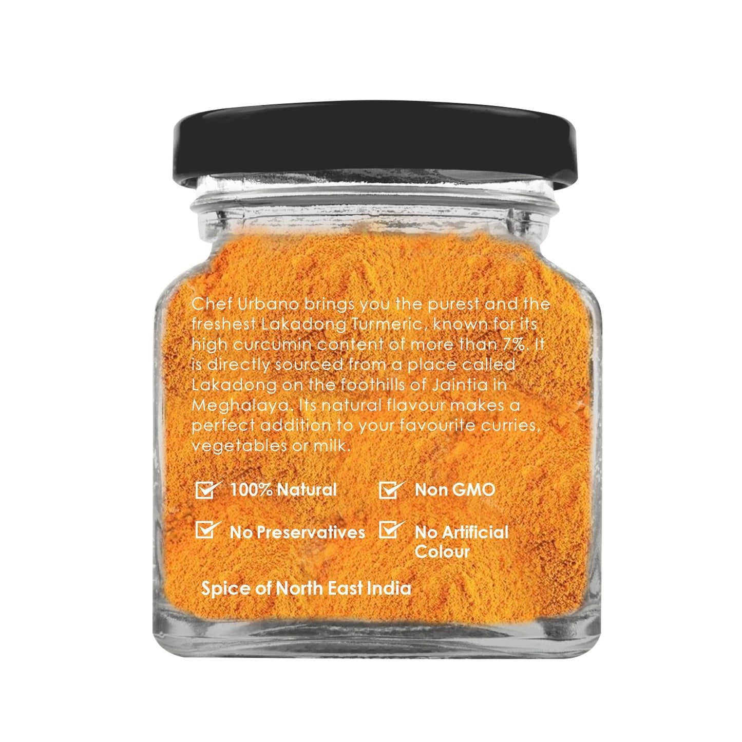 Chef Urbano Lakadong Turmeric Powder 100g
