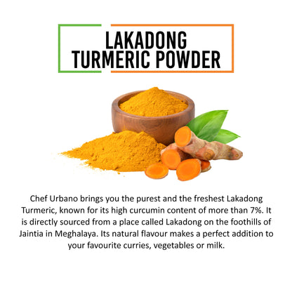 Chef Urbano Lakadong Turmeric Powder 100g
