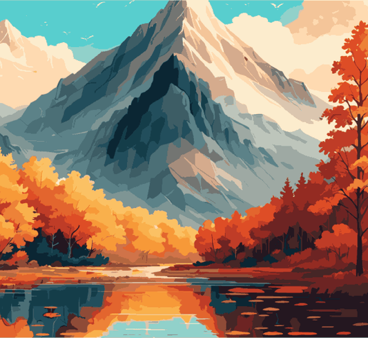 Lake and Mountain