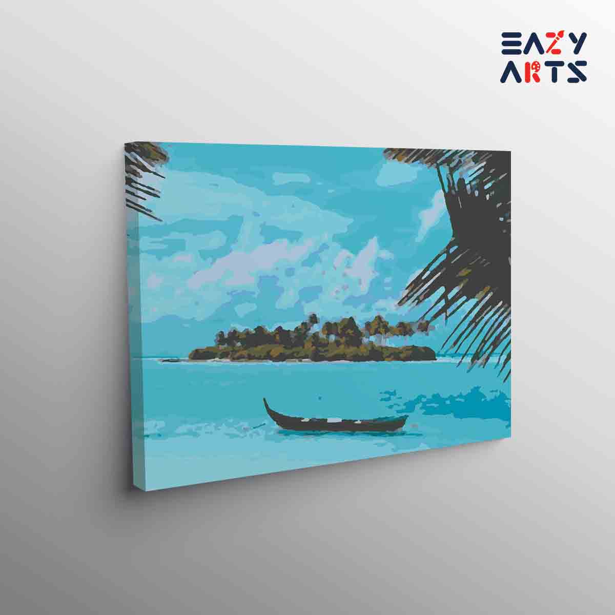 Lakshadweep Island paint by numbers kit