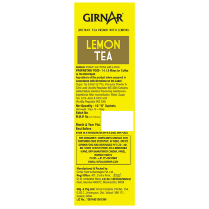 Girnar Instant Tea Premix With Lemon