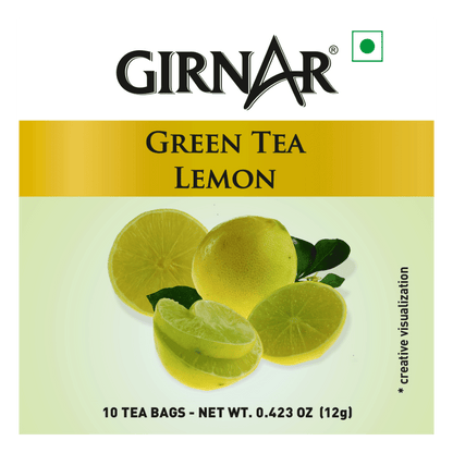Girnar Green Tea Bags - Lemon