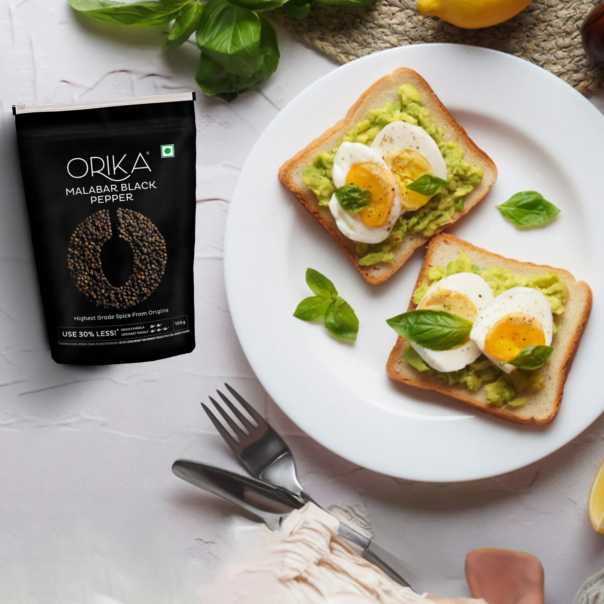 Orika Malabar Black Pepper Powder, 100gm