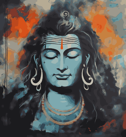 Lord Shiva Bluish Grey