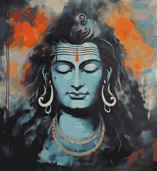 Lord Shiva Bluish Grey