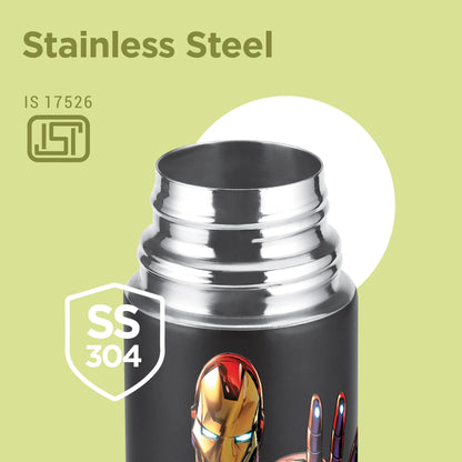 Milton Marvel Mighty Iron Man Thermosteel Bottle 500ml