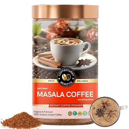 Masala Coffee - Authentic Indian Blend of Aromatic Spices and Premium Coffee