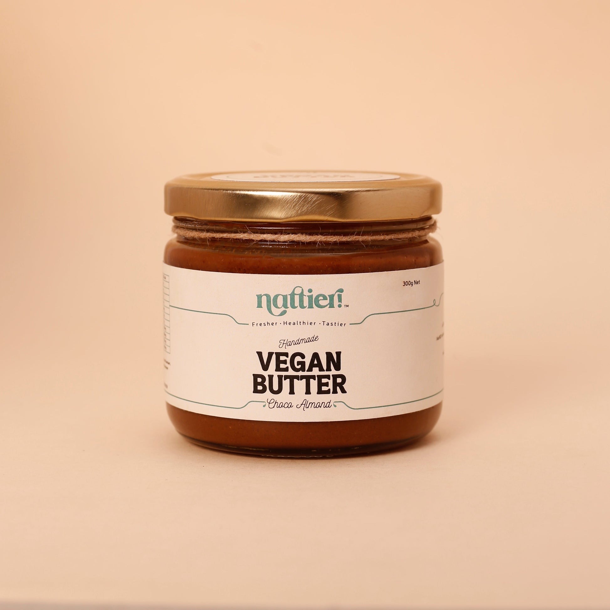Handmade Chocolate Almond Butter | 100% Pure Ingredients | Vegan | Rich & Creamy | 0% Added Oil | 300g