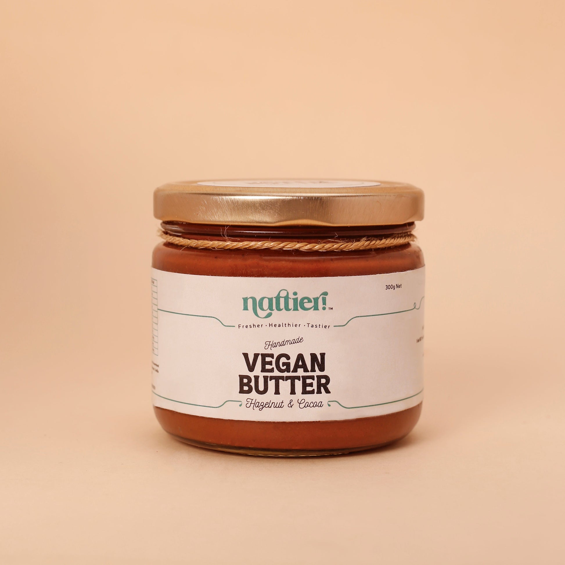 Handmade Chocolate Hazelnut Butter | 75% Made With Hazelnuts | 0% Trans Fat | 0% Added Oil | Vegan | 300g