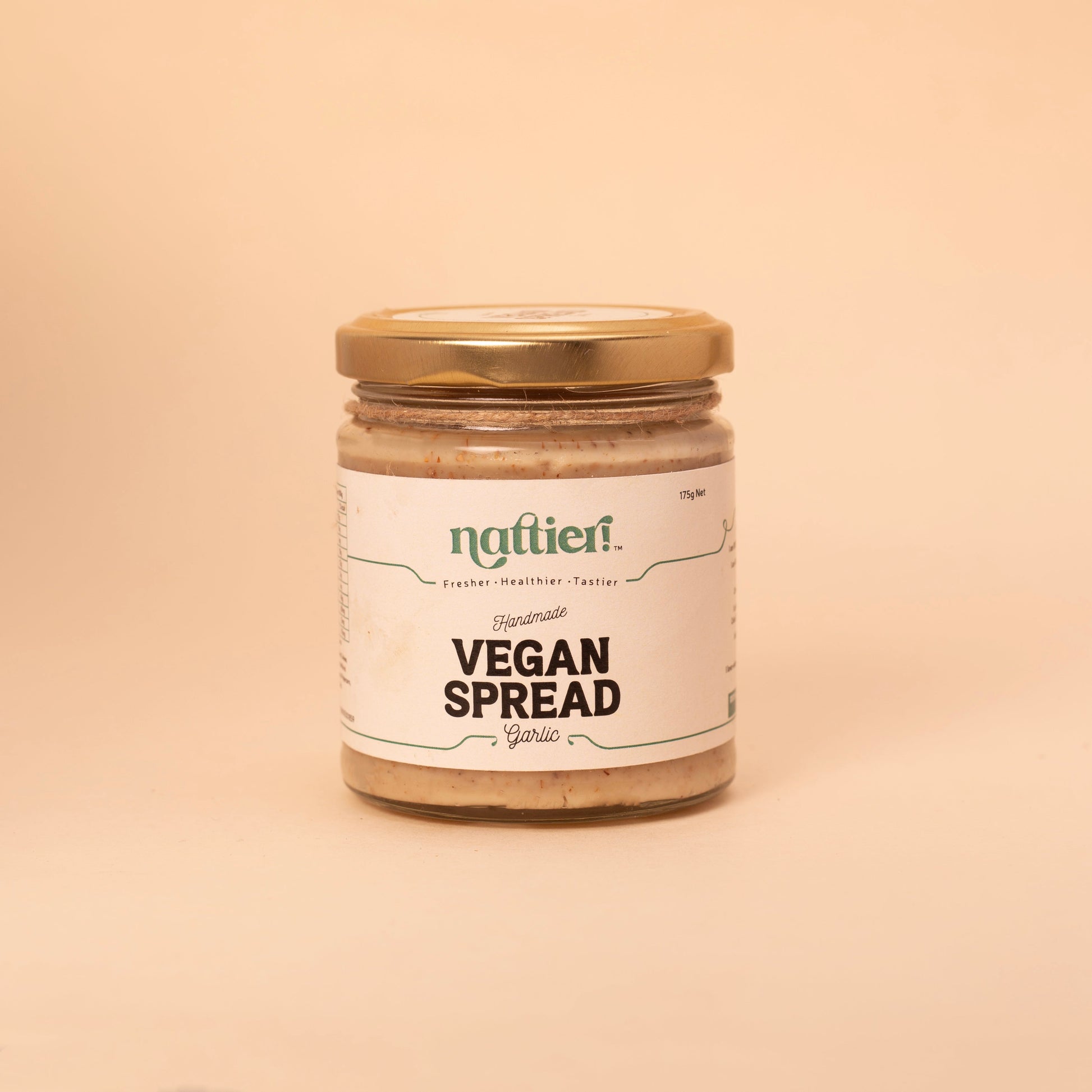 Handmade Vegan Garlic Spread | Nutrient Dense | 100% Natural & Fresh | 0% Added Oil |  No Added Sweetener