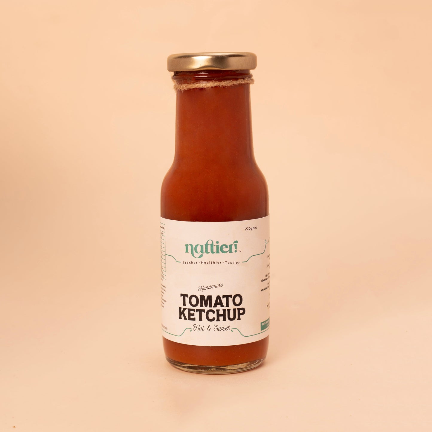 Handmade Hot & Sweet Ketchup | 100% Natural | No refined Sugar | 0% Added Oil