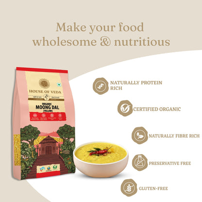 Organic Moong Dal Yellow 500g