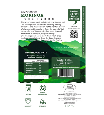 Innoveda Moringa Leaf Tea - 50 gms
