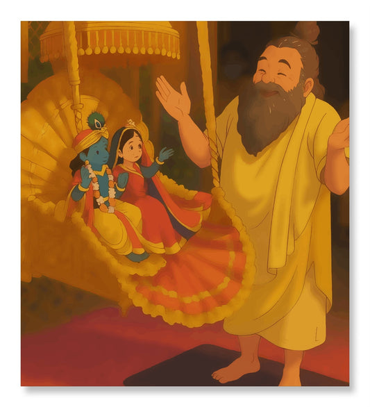 The Divine Lullaby  - Ghibli Addition Radha Krishna