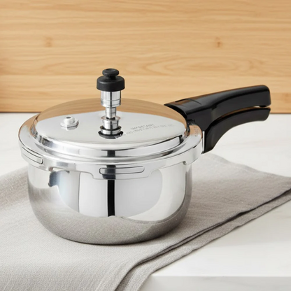 Vinod Doniv Titanium Triply Stainless Steel Pressure Cooker 3L Induction Gas