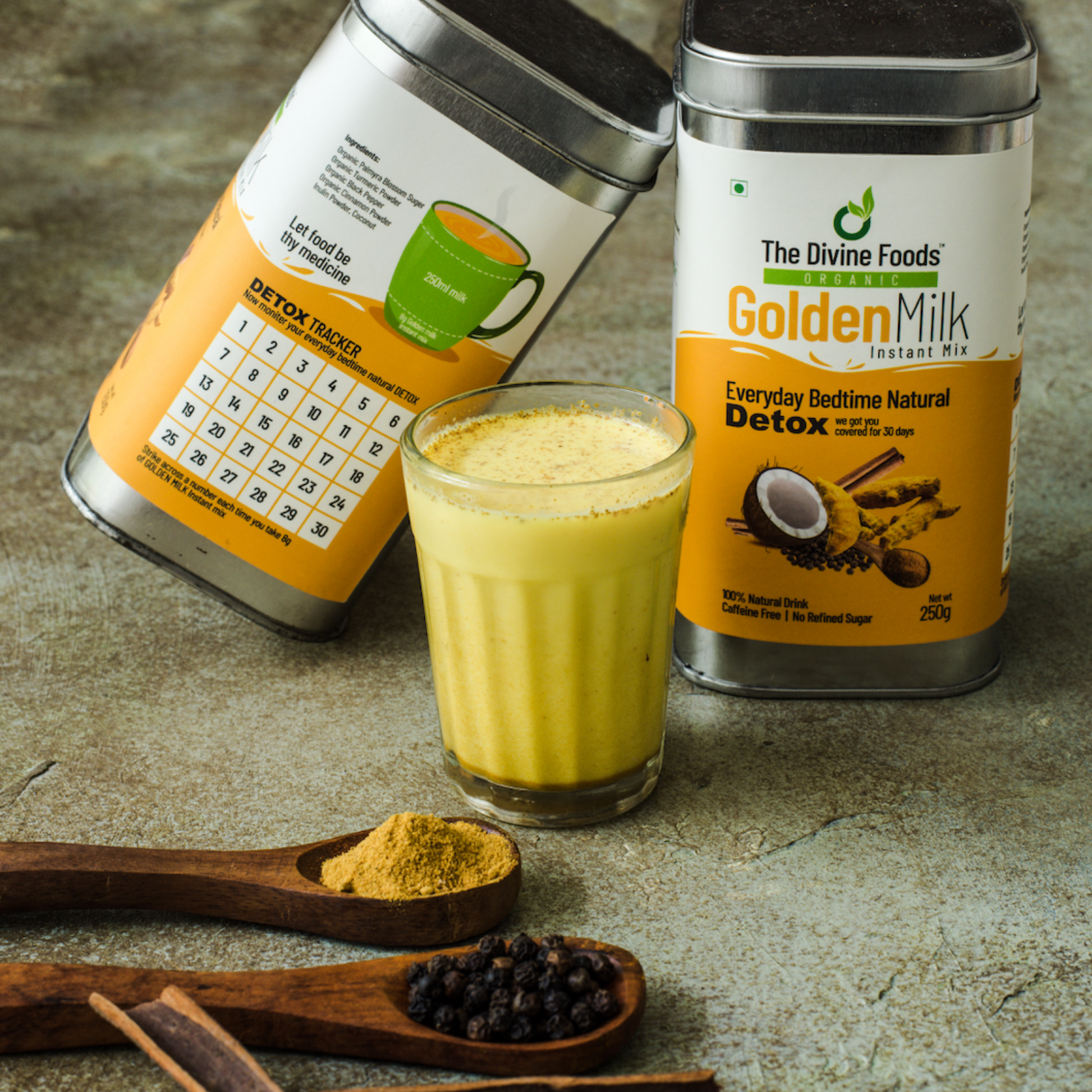Organic Golden Milk Latte | Natural Detox Drink DND