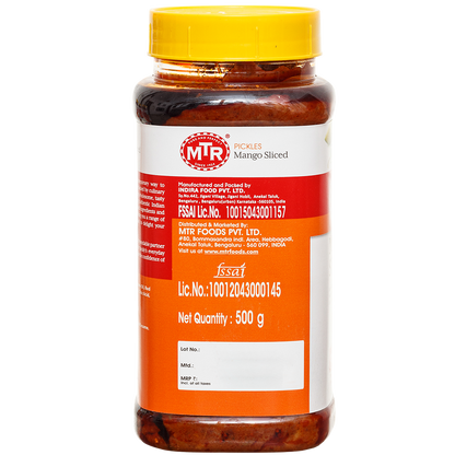 MTR Mango Sliced Pickle 500 g