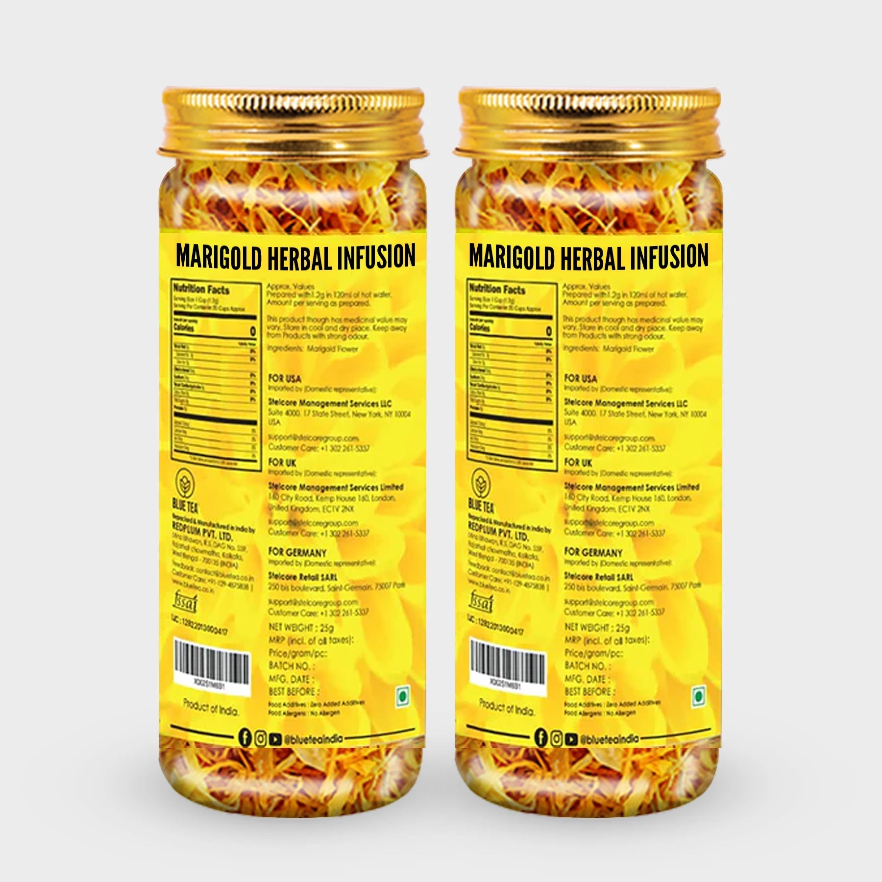 Marigold Herbal Infusion - 25g| Pack of 2