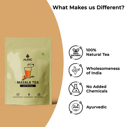 Auric Masala Tea Kadak Masala Chai Powder with Moringa