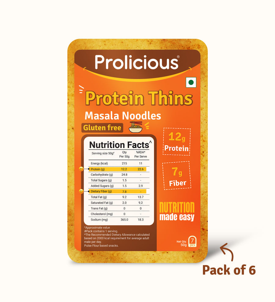 Masala Noodles Protein Thins | 50g