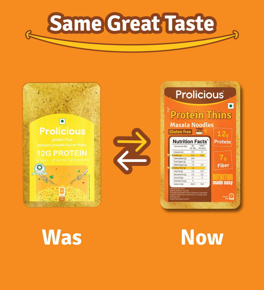Masala Noodles Protein Thins | 50g