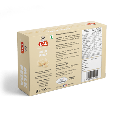 Lal Sweets Milk Peda - 400gm