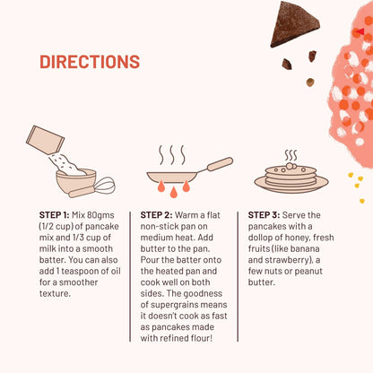 Mille : Banana Choco Chip Pancake Mix