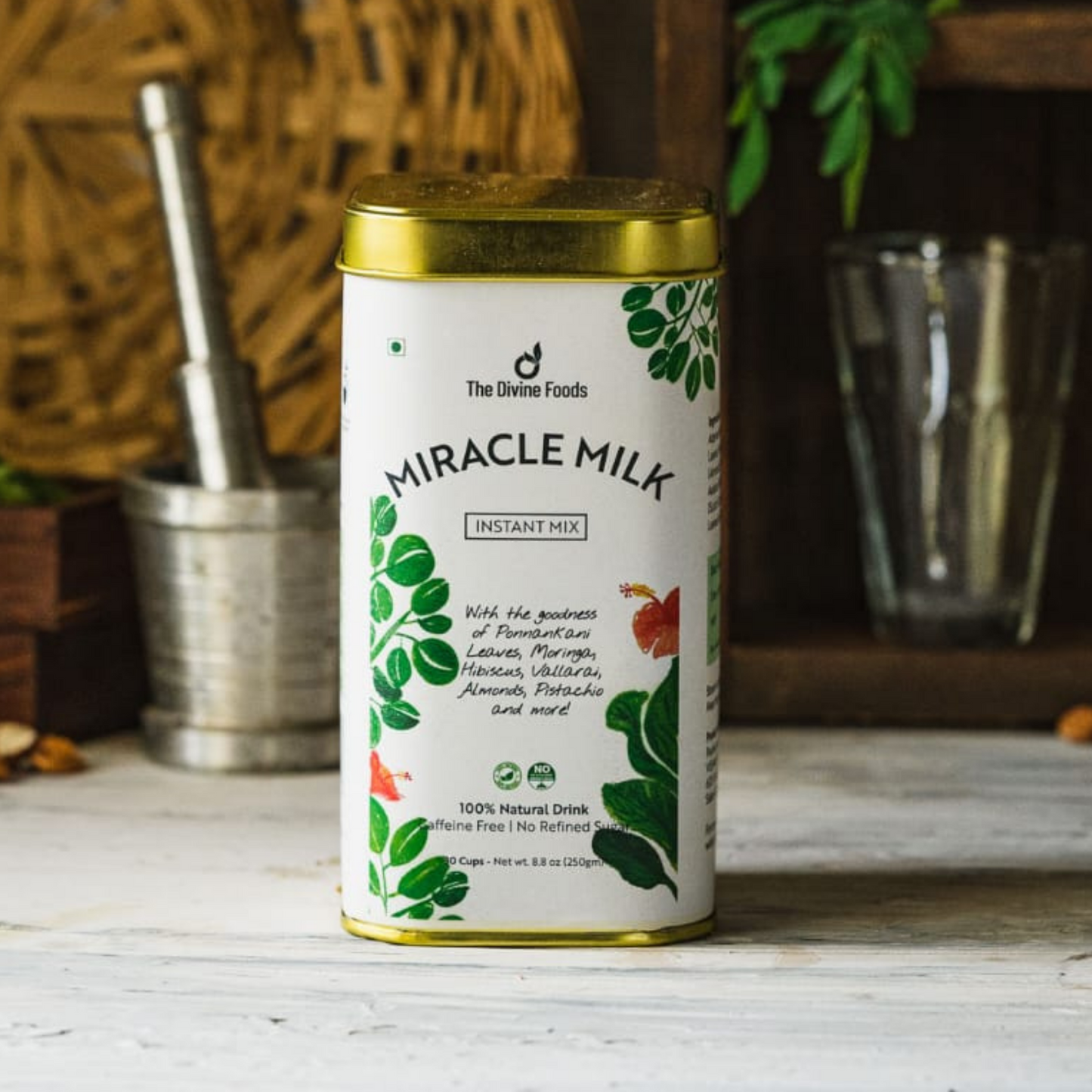 Miracle Milk (Moringa) Instant Latte Mix 200 gm (Natural remedy for PCOS)