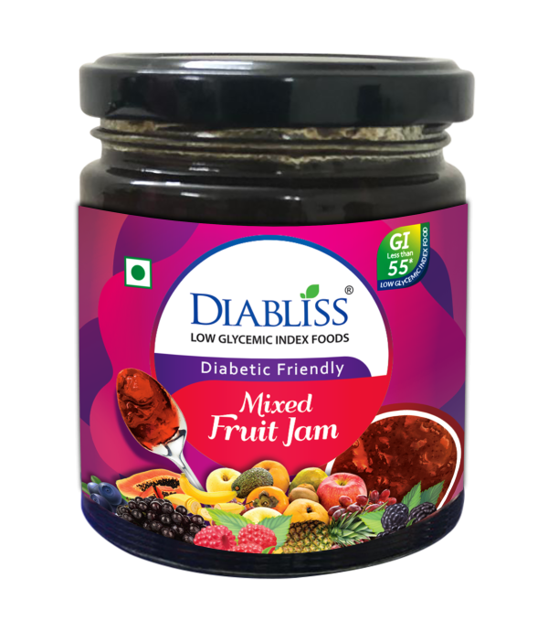 Diabliss Mixed Fruit Jam 225g