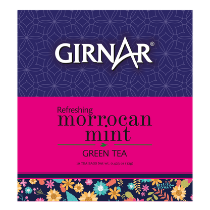Girnar Green Tea Bags - Morrocan Mint