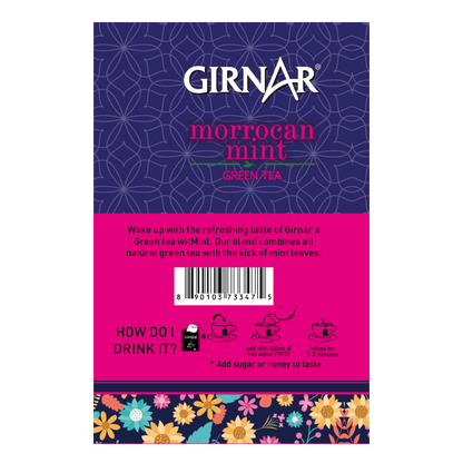 Girnar Green Tea Bags - Morrocan Mint