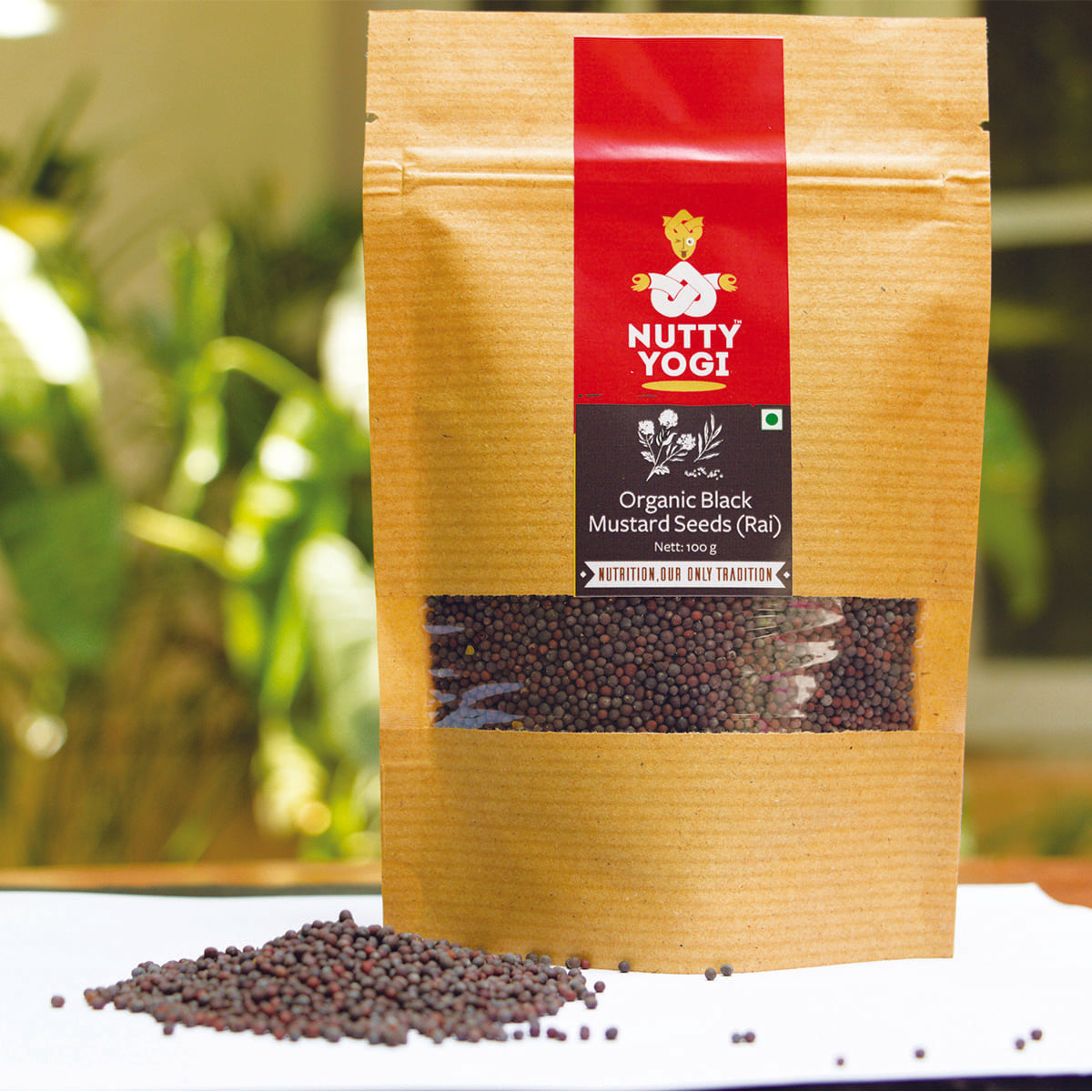 Nutty Yogi Organic Mustard Seeds 100gm