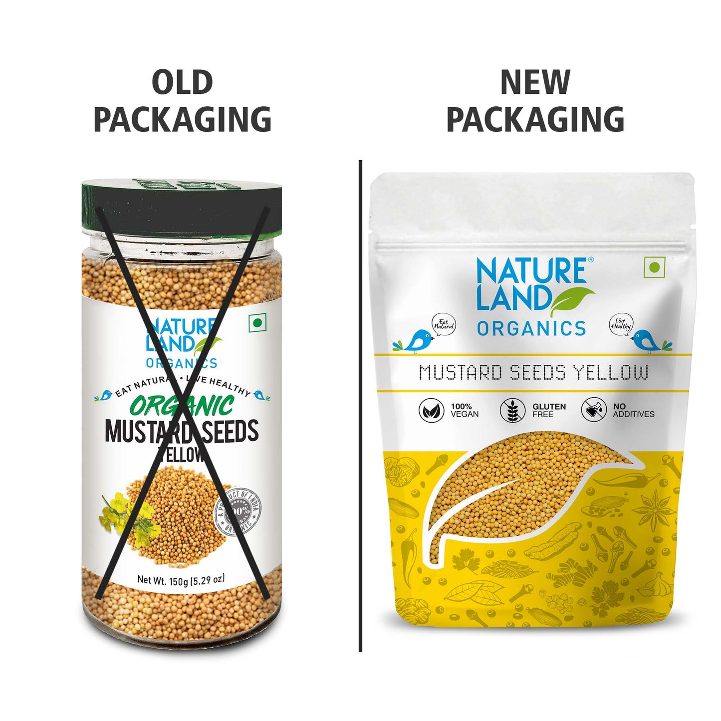 Organic Mustard Yellow 150 Gm