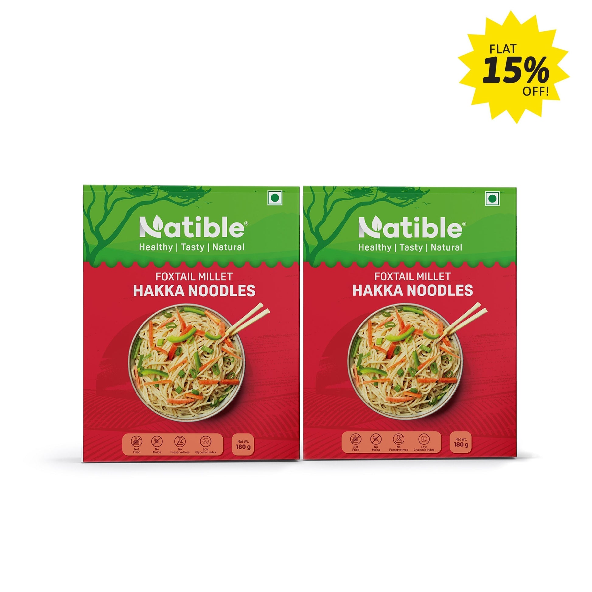 Foxtail Millet Hakka Noodles Combo