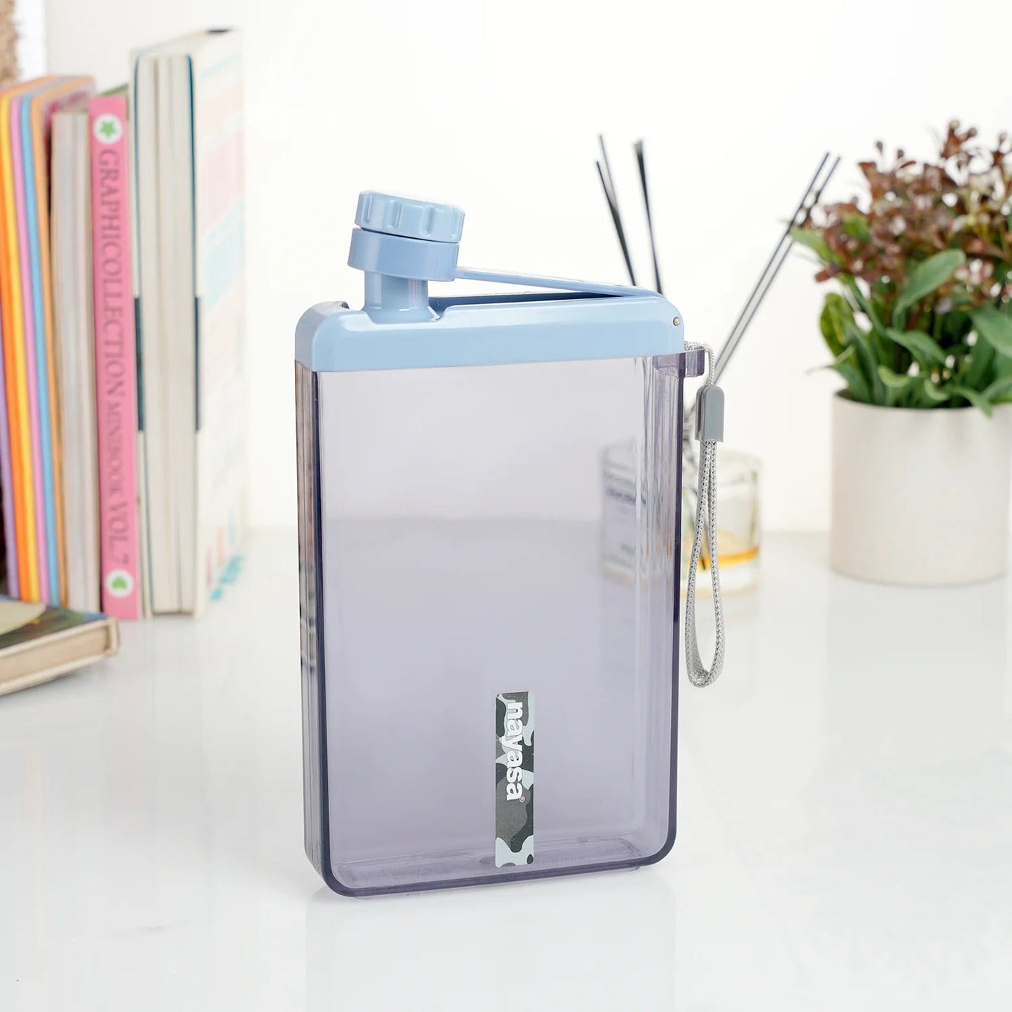 Nayasa Zelda Flat Plastic Water Bottle 450ml