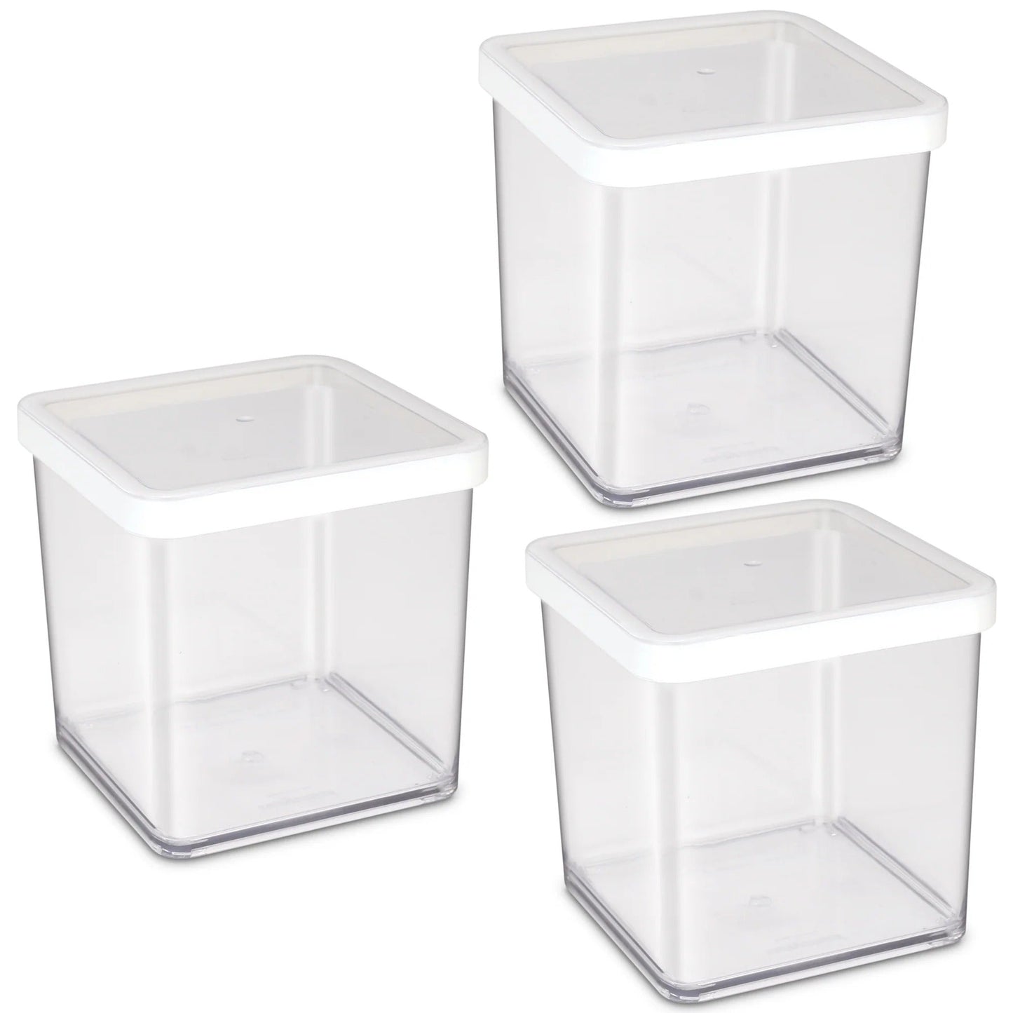 Nayasa Nicola Airtight Food Storage Container - Set of 3 (1050 ML Each)