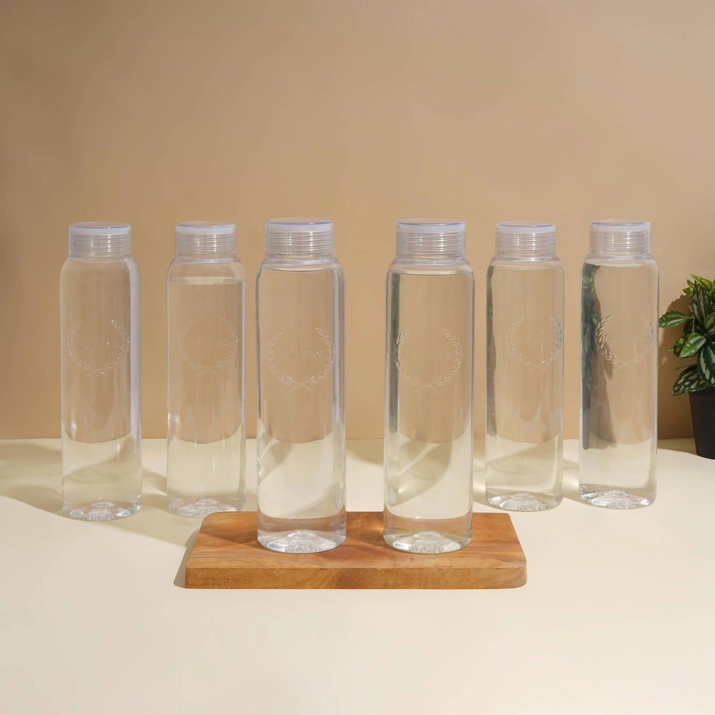 Nayasa Clarity PET Water Bottle Set of 6 1000ml
