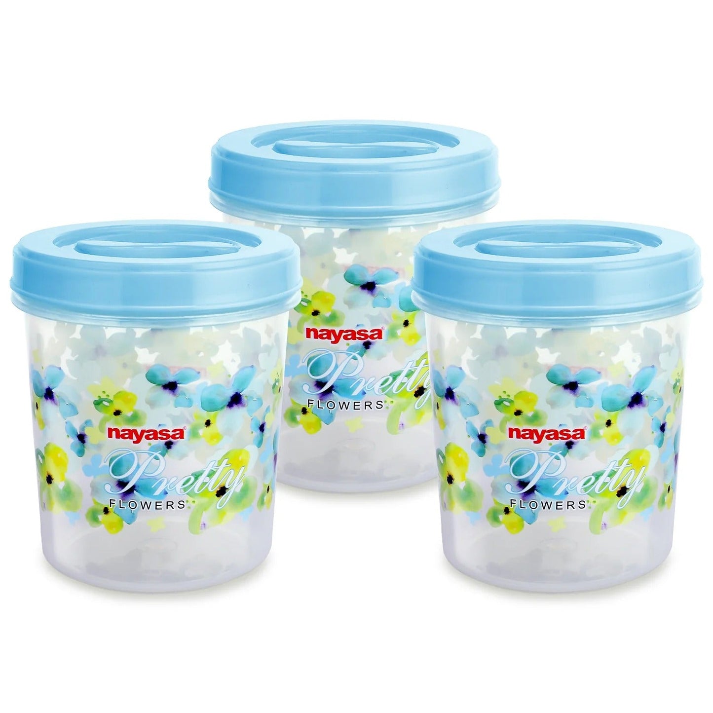 Nayasa Store In Food Storage Container - Set of 3 (600ml)