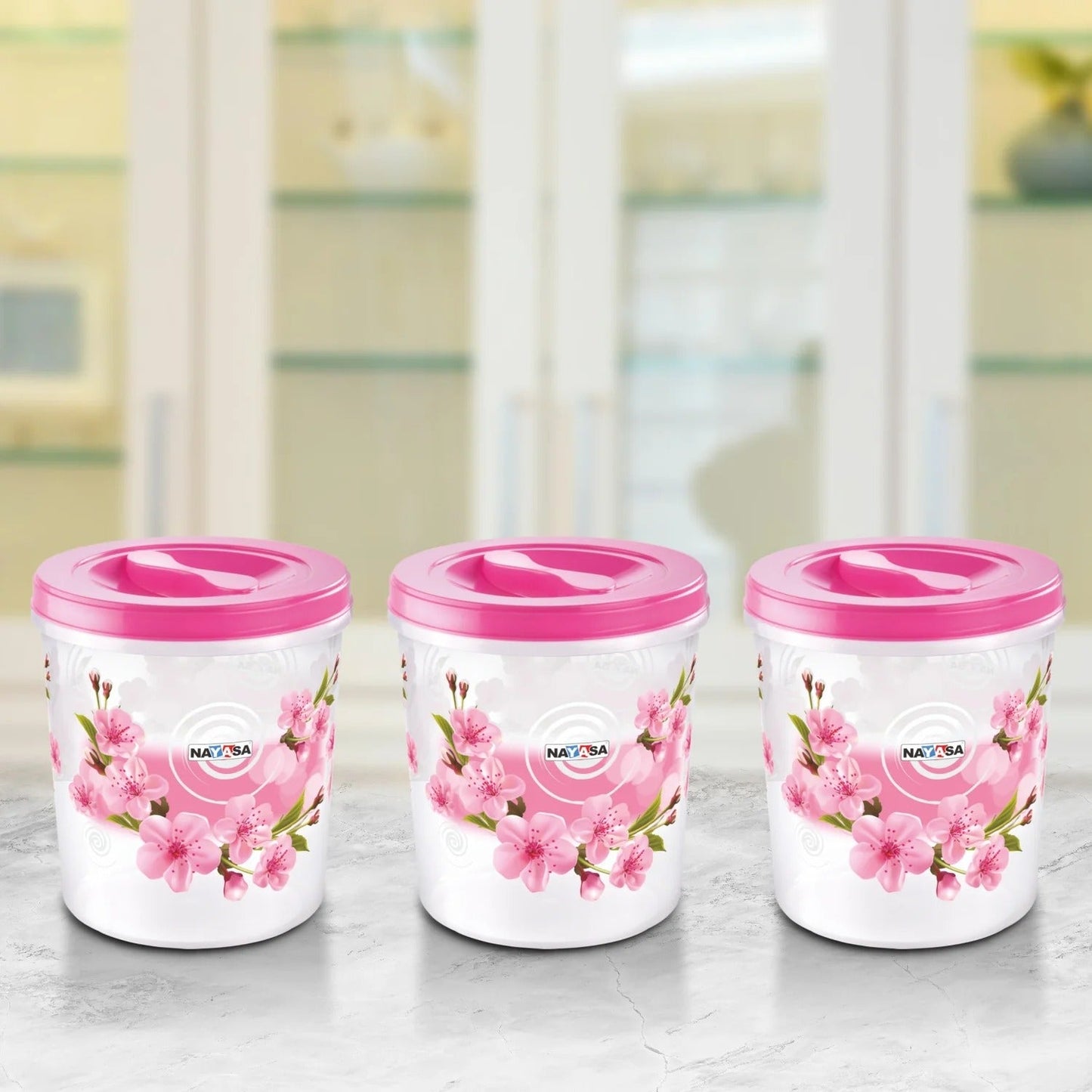 Nayasa Store In Food Storage Container - Set of 3 (500ml)
