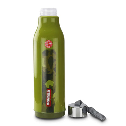 Nayasa Whip Army Print Water Bottle Plastic Inner