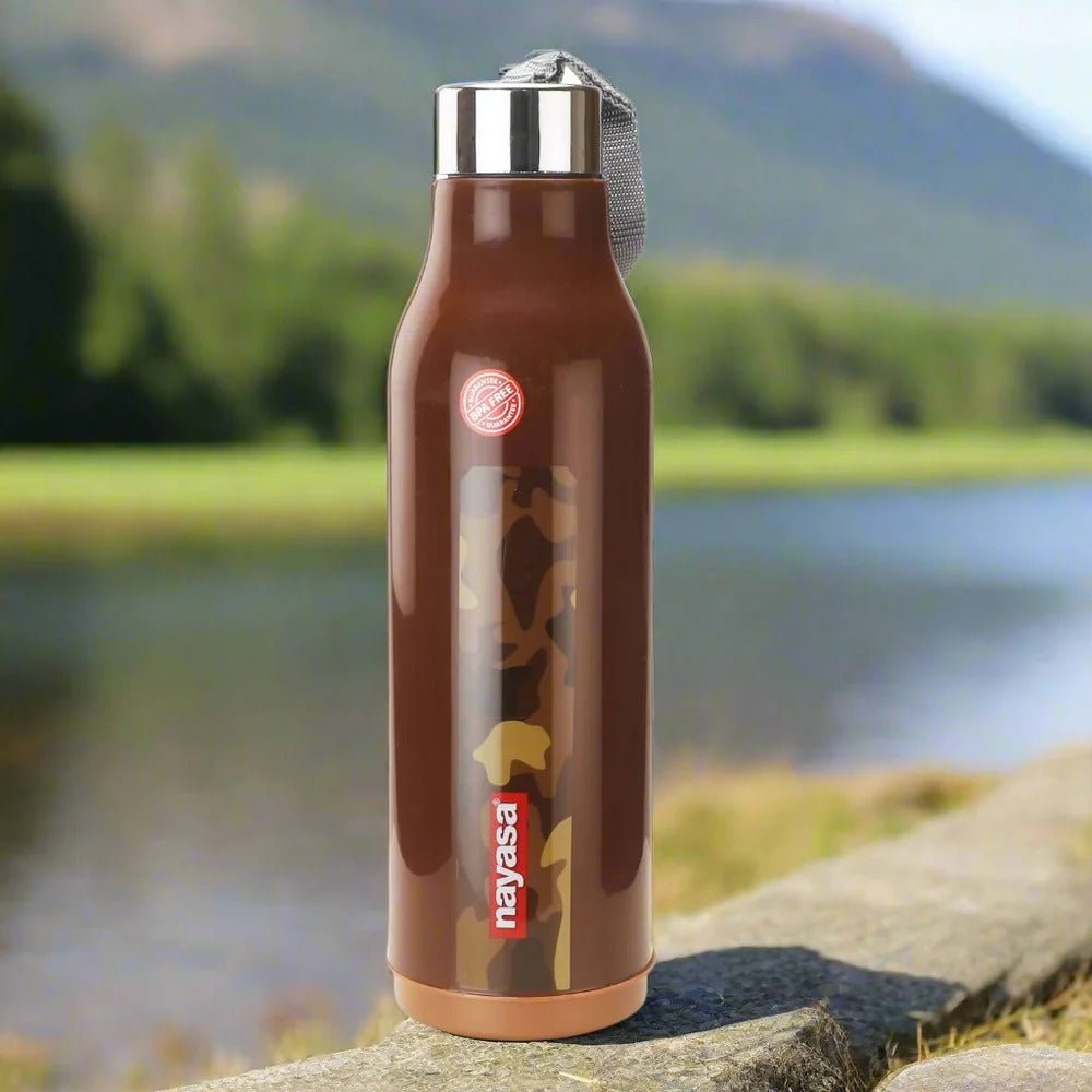 Nayasa Whip Army Print Water Bottle Plastic Inner