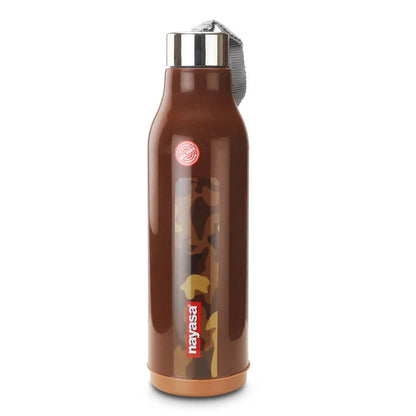 Nayasa Whip Army Print Water Bottle Plastic Inner