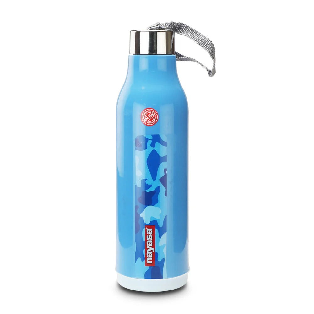 Nayasa Whip Army Print Water Bottle Plastic Inner