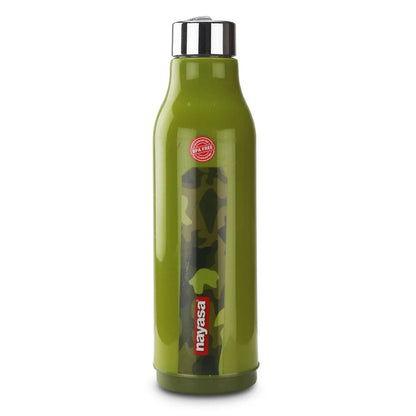 Nayasa Whip Army Print Water Bottle Plastic Inner
