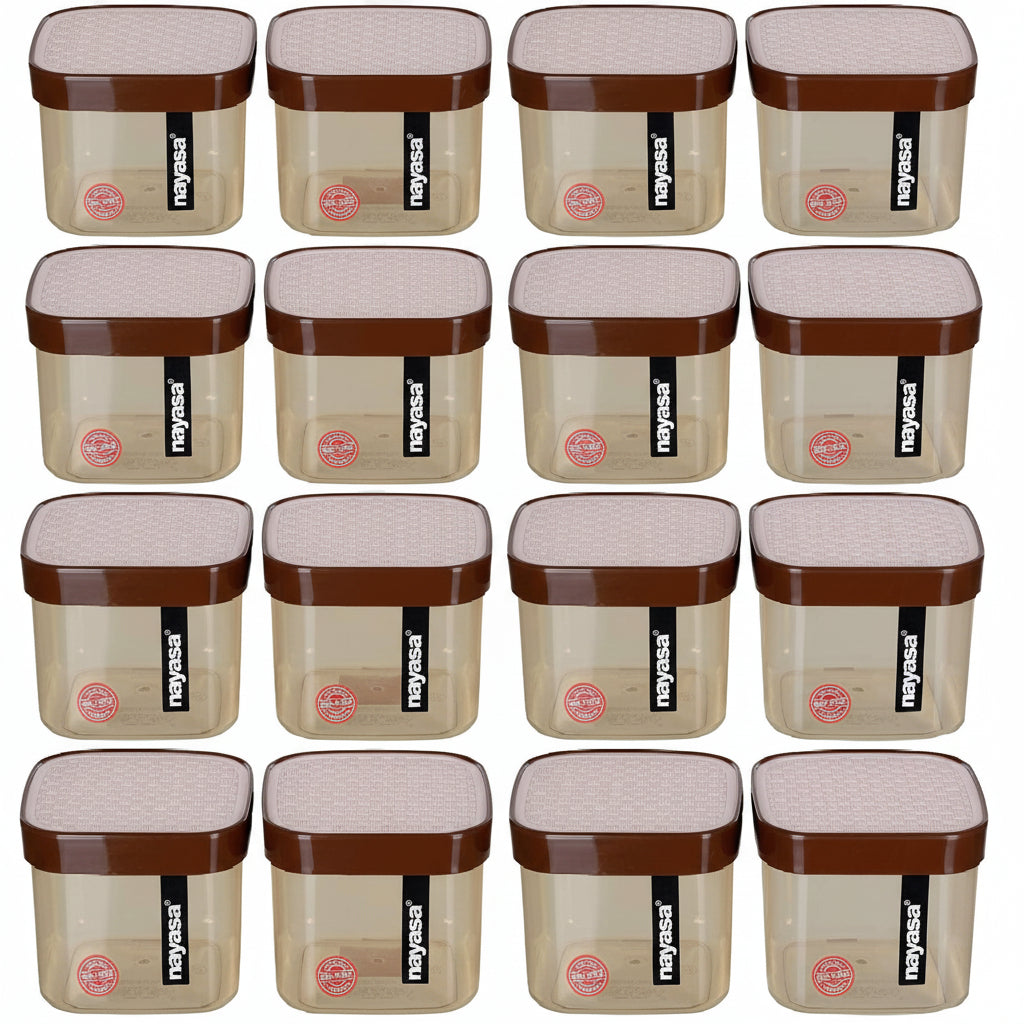 Nayasa Fusion Airtight Stackable Food Storage Container Set of 12 (750ml)