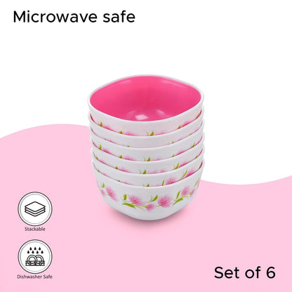 Nayasa Microfresh Square Bowl Deluxe 200ml Set of 6