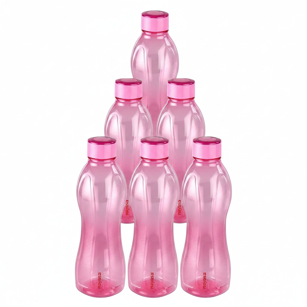 Nayasa Refresh PET Water Bottle Set of 6 1000ml
