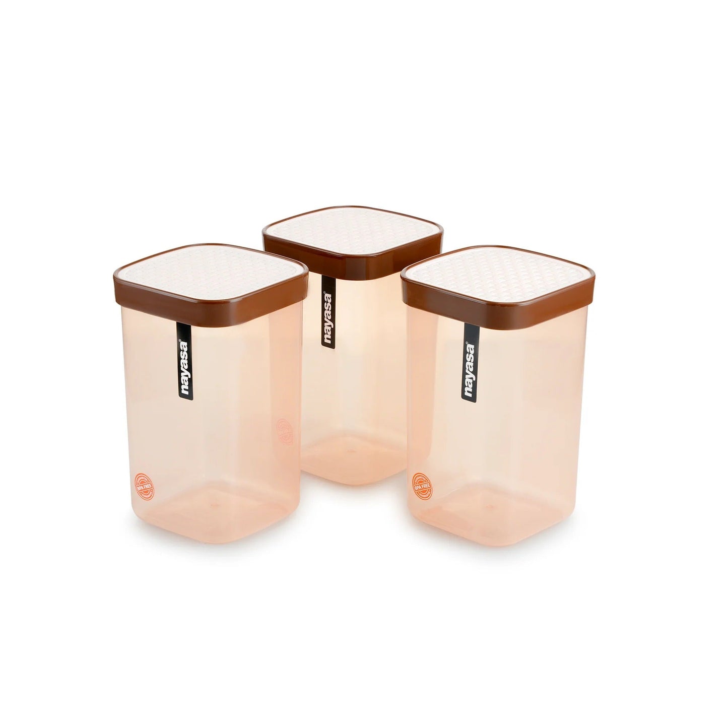 Nayasa Fusion Airtight Stackable Food Storage Container - Set of 3